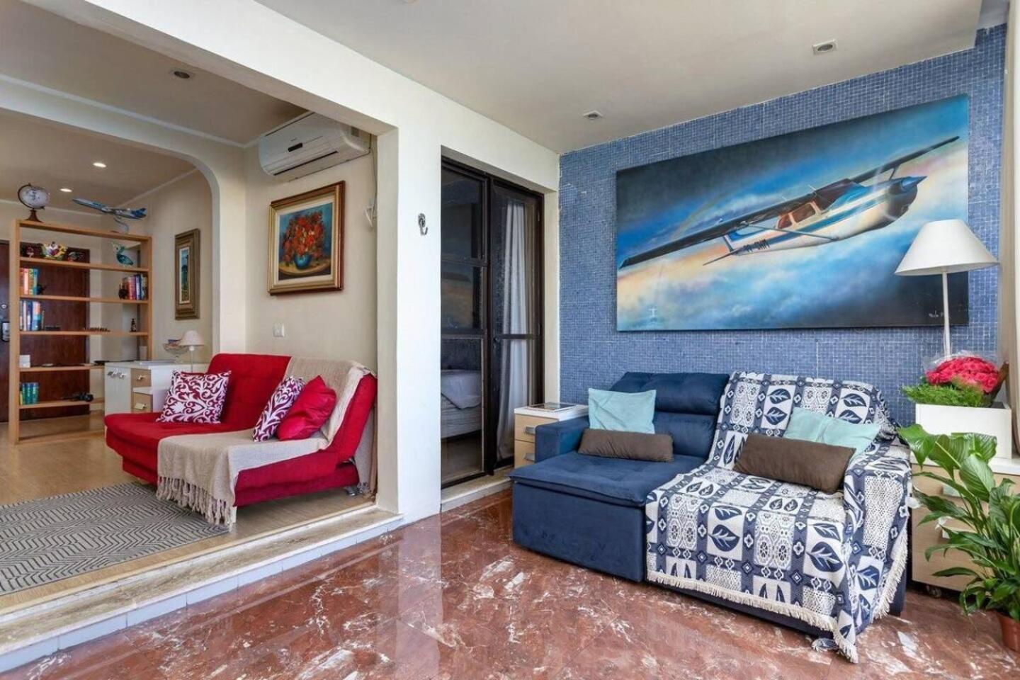 Lindo Ap Frente Ao Mar Da Barra! Apartamento *