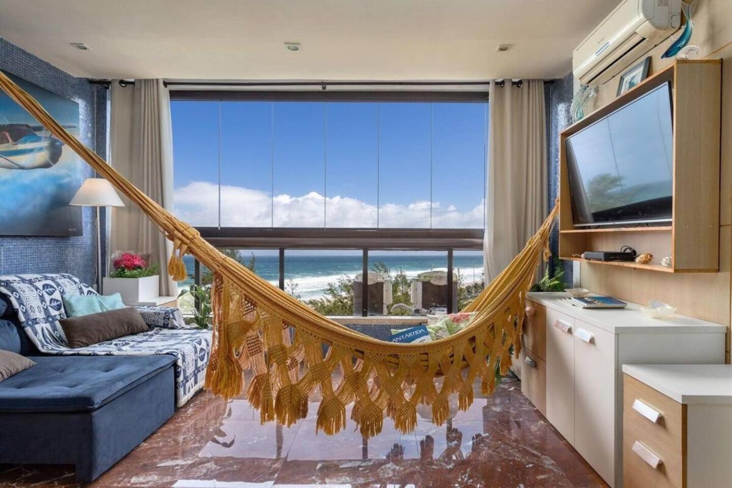 Apartamento Lindo Ap Frente Ao Mar Da Barra! *